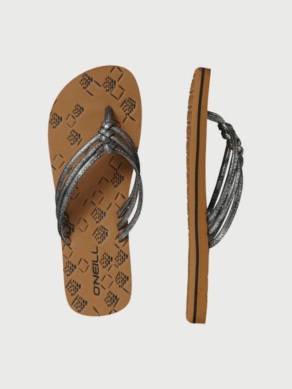 Žabky O´Neill Fw 3 Strap Ditsy Flip Flops Hnědá