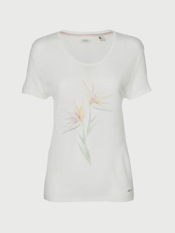 Tričko O´Neill Lw Tropadelic Logo T-Shirt Bílá