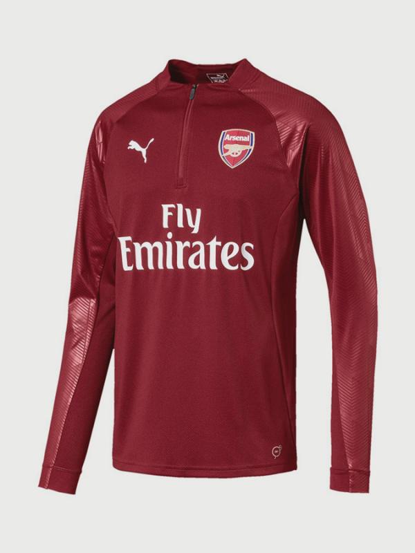Tričko Puma Arsenal FC 1 4 Zip Top Červená