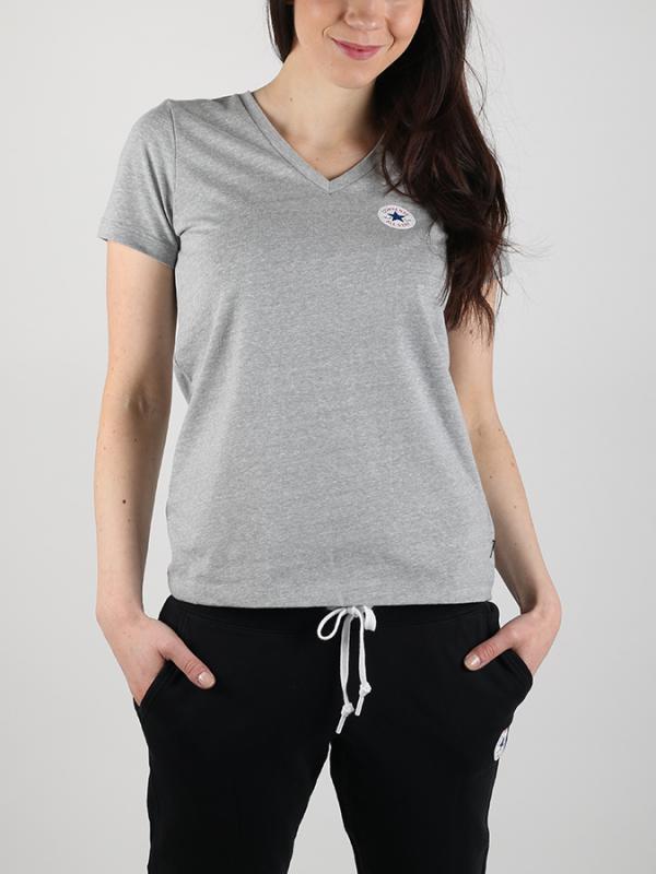 Tričko Converse Core Triblend TPU Vneck Tee Šedá