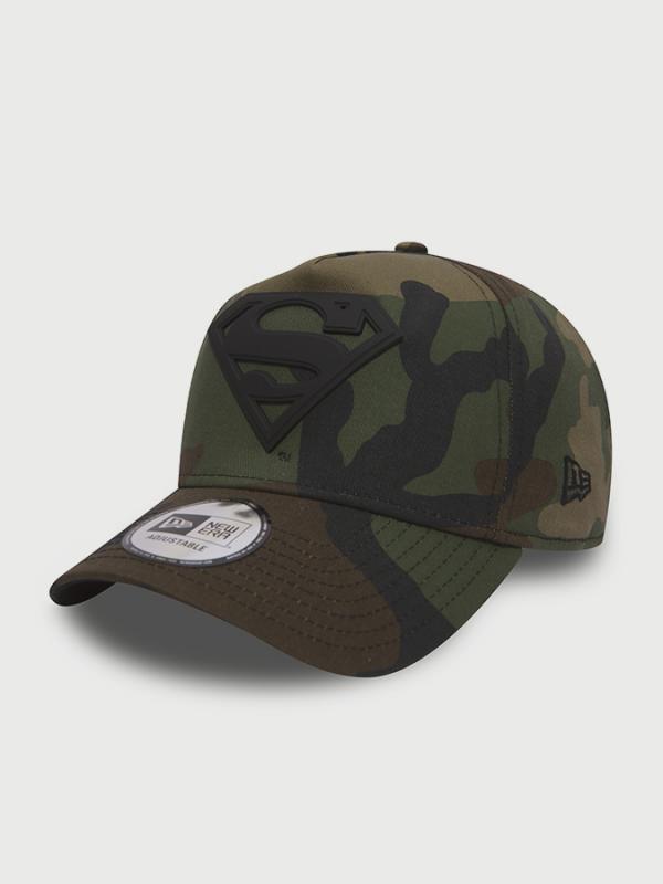 Kšiltovka New Era 940 Camomtl hero aframe SUPMAN Zelená