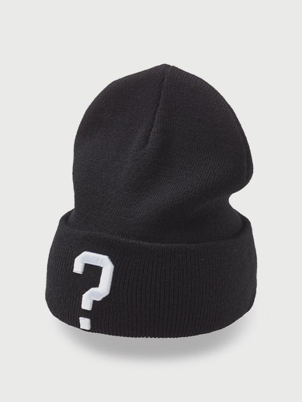 Čepice State of WOW Question Mark Beanie Černá