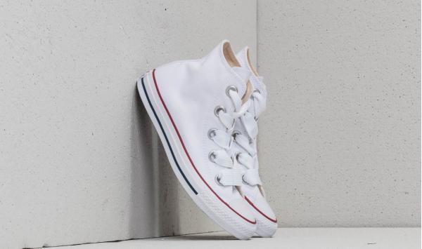 Converse Chuck Taylor All Star Big Eyelets Hi White/ Insignia Blue/ Garnet