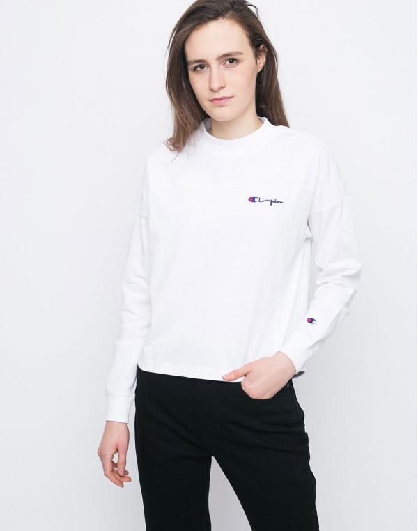 Mikina Champion High Neck WHT