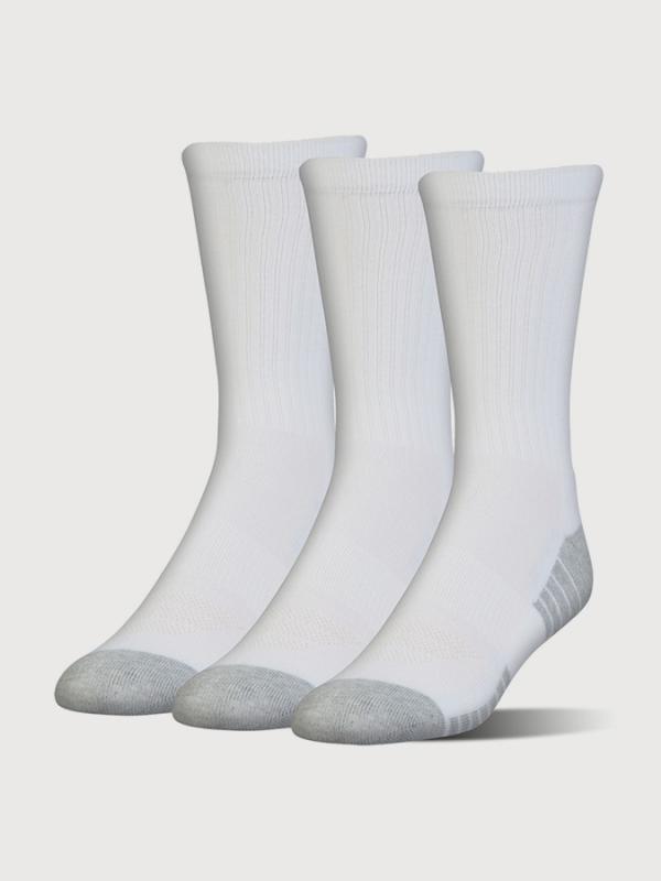 Ponožky Under Armour Heatgear Tech Crew 3 Pack Bílá