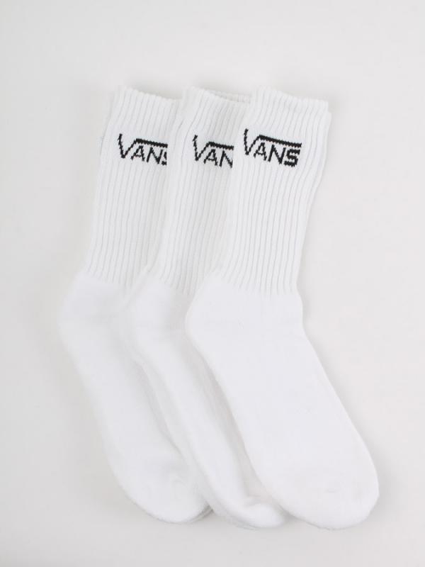 Ponožky Vans Mn Classic Crew (9.5 White) Bílá