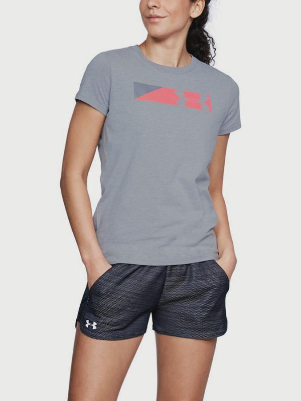 Tričko Under Armour Sportstyle Branded Graphic Šedá