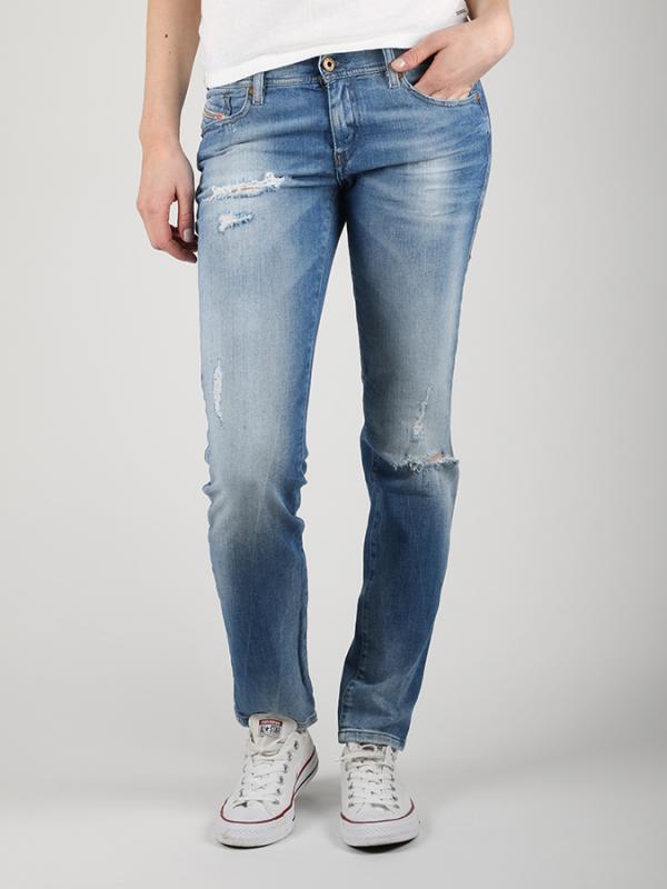 Džíny Diesel Francy L.32 Pantaloni Modrá