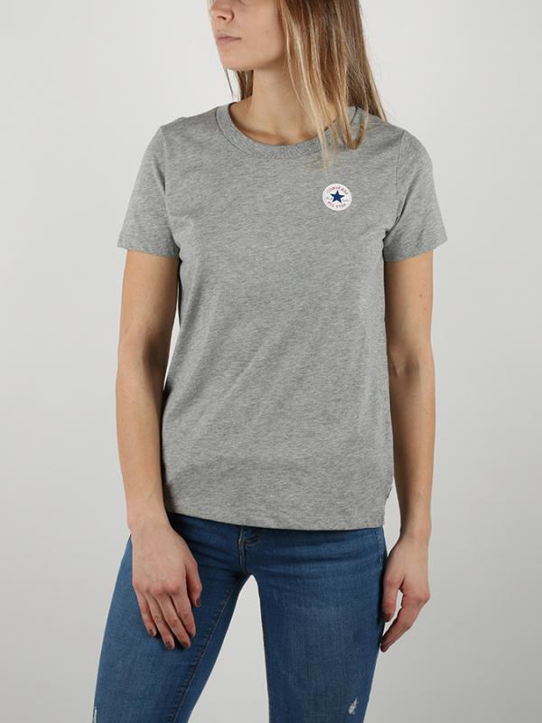 Tričko Converse Left Chest Tpu Cp Crew Tee Šedá