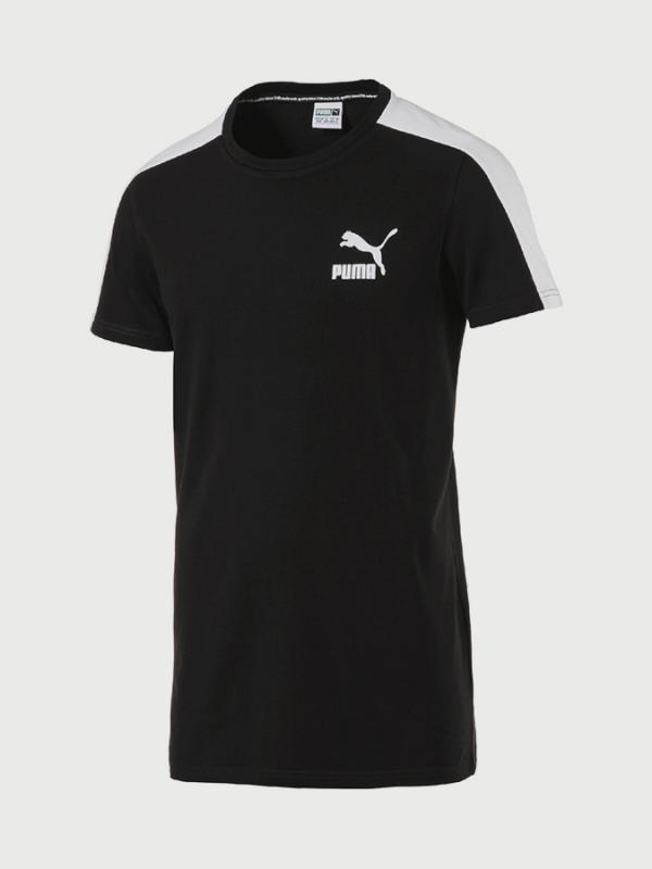 Tričko Puma Archive T7 Stripe Tee Černá