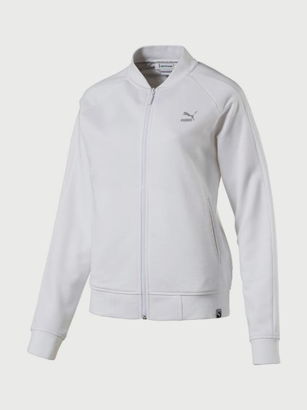 Mikina Puma Classics Logo T7 Track Jaket Bílá