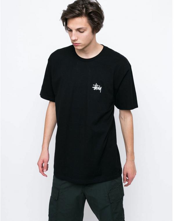 Logo tee Stussy Basic Black