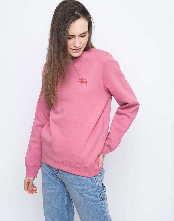 Stussy Basic Crew Orchid L
