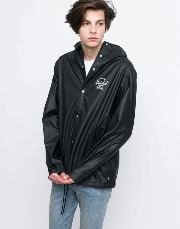 Herschel Supply Forecast Hooded Black/White Classic Logo M