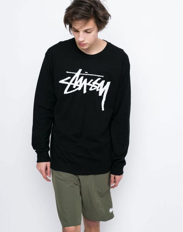 Logo tee Stussy Old Stock black