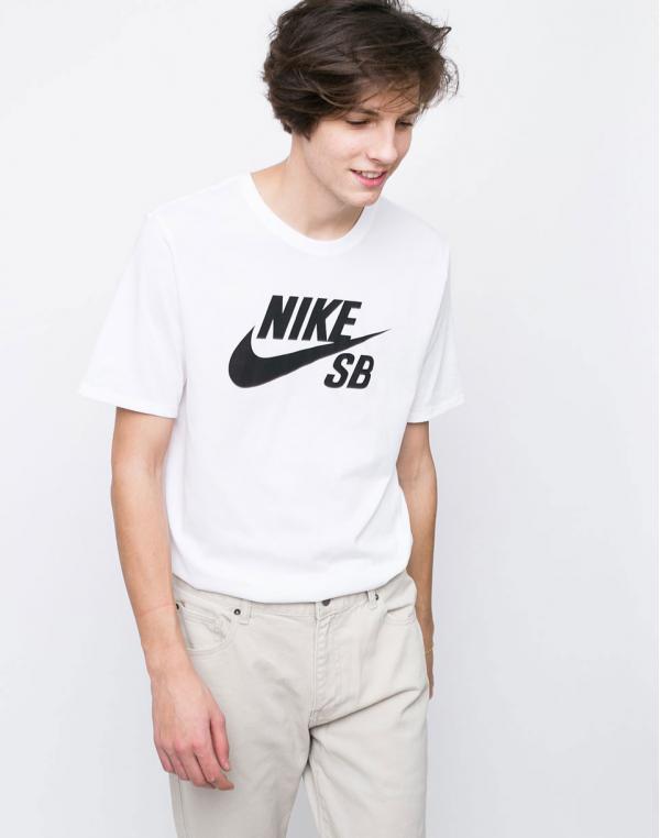 Nike SB Logo WHITE/WHITE/BLACK S