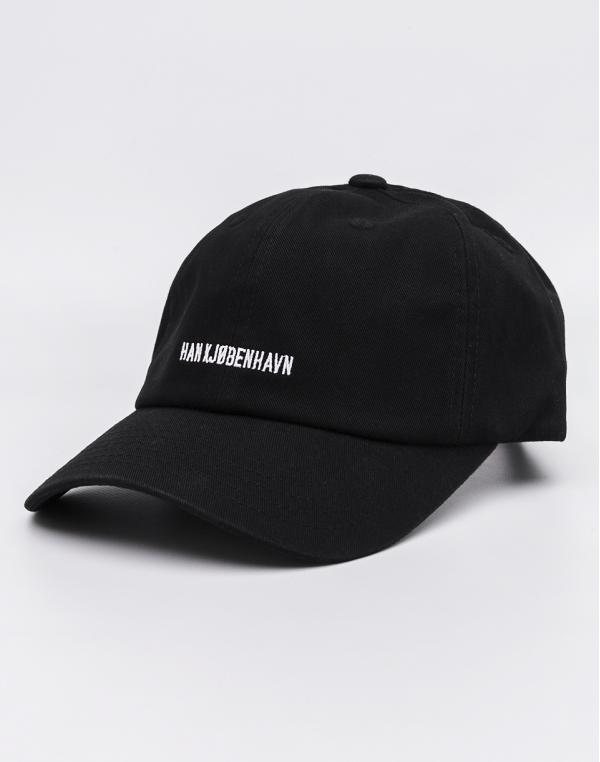 Han Kjobenhavn Cotton Cap Logo Black