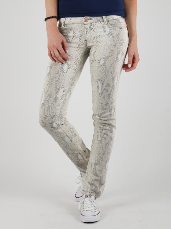 Džíny Alcott SKINNY ANIMALIER Bílá