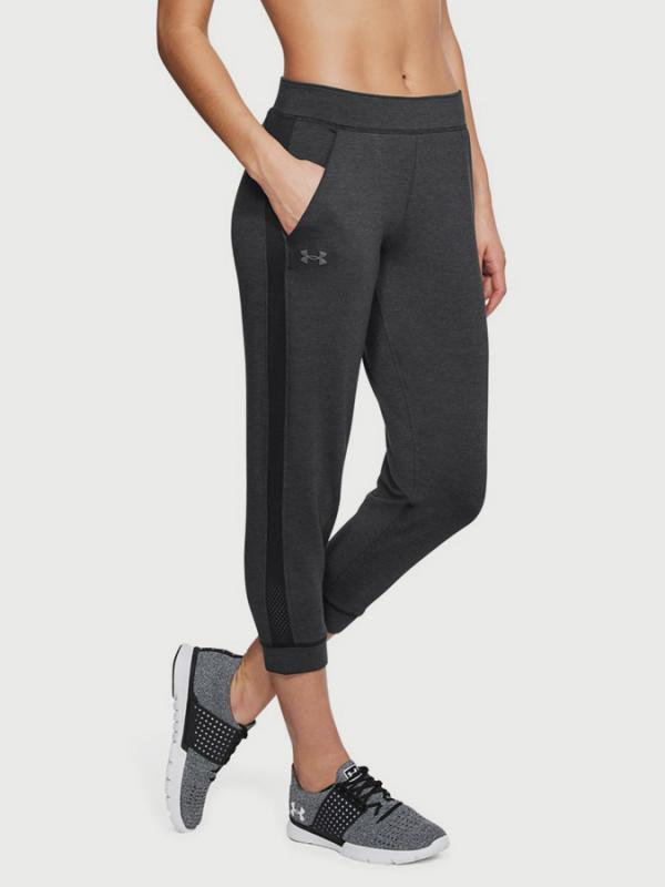 Tepláky Under Armour Featherweight Fleece Crop Černá