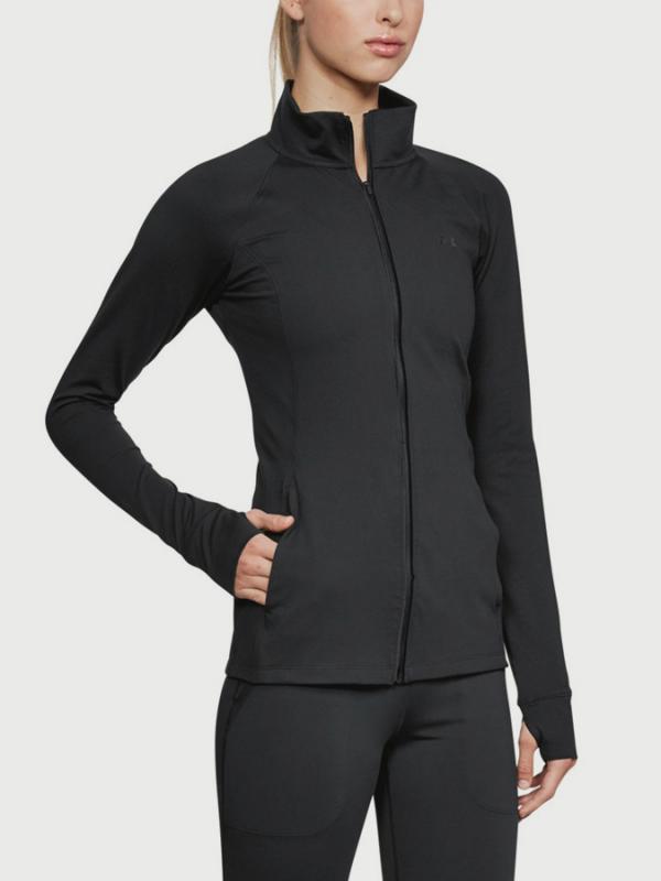 Tričko Under Armour Zinger Full Zip Černá