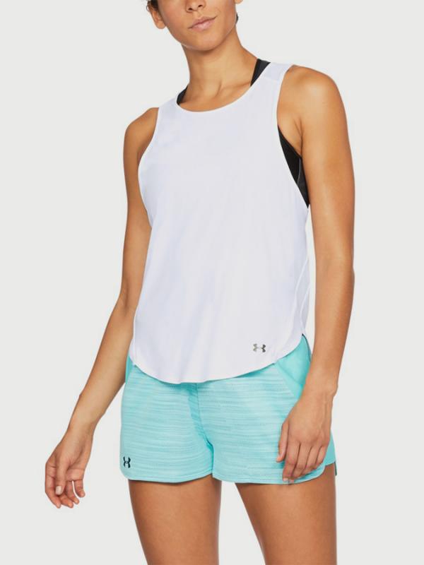 Tílko Under Armour Vivid Key Hole Back Tank Bílá