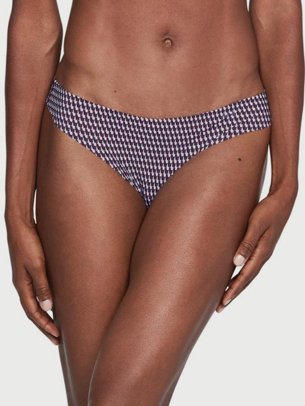 Kalhotky Under Armour Pure Stretch Thong Printed Barevná