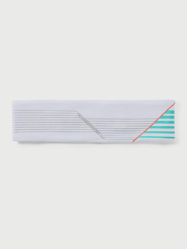 Čelenka Under Armour Reflective Graphic Headband Bílá