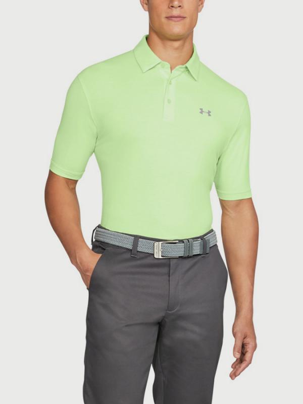 Tričko Under Armour Charged Cotton Scramble Polo Zelená