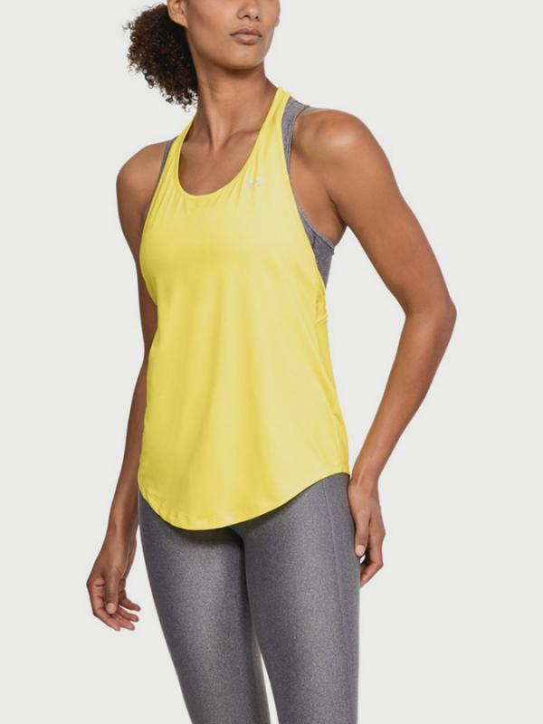 Tílko Under Armour Heatgear Mesh Back Tank Žlutá