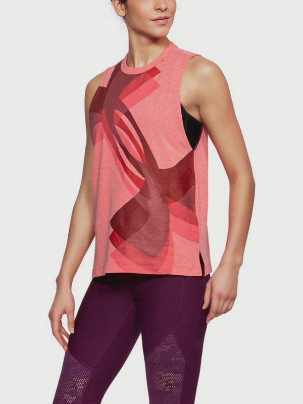 Tílko Under Armour Muscle Tank Overlay Logo Růžová