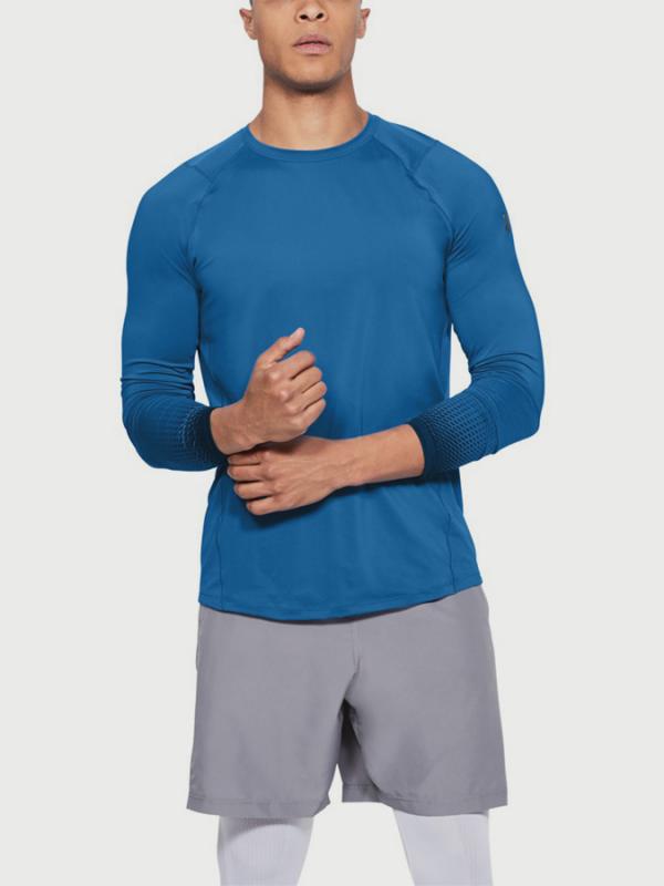 Tričko Under Armour Raid 2.0 LS Graphic Modrá