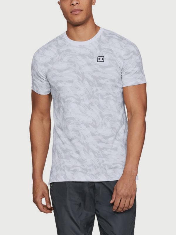 Tričko Under Armour Aop Sportstyle SS Bílá