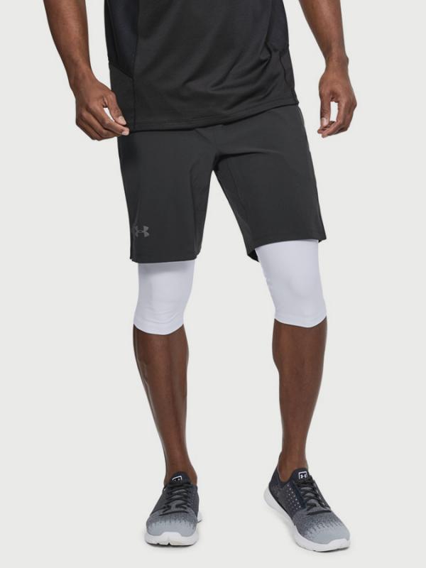 Kraťasy Under Armour Speedpocket Long 2-N-1 Short Černá