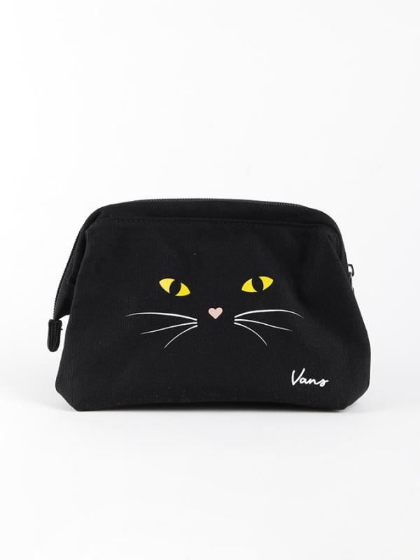 Taštička Vans Wm Done Up Case Black Cat Černá