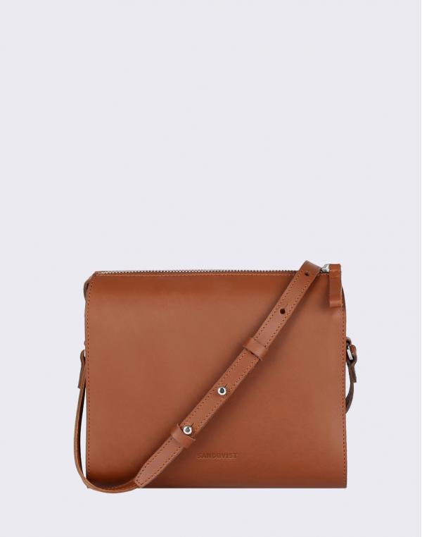 Sandqvist Frances Cognac Brown
