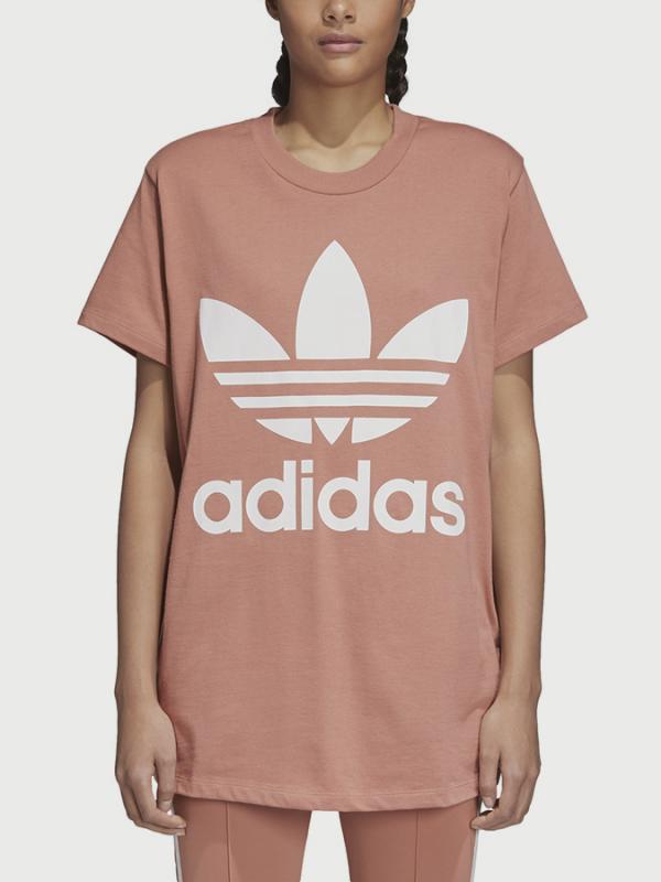 Tričko adidas Originals Big Trefoil Tee Růžová