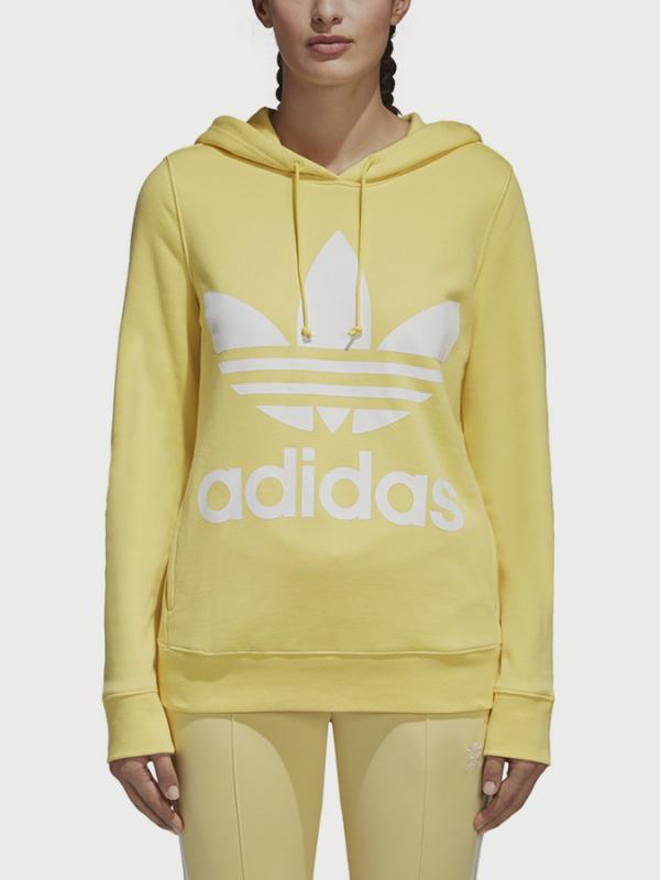 Mikina adidas Originals Trefoil Hoodie Žlutá