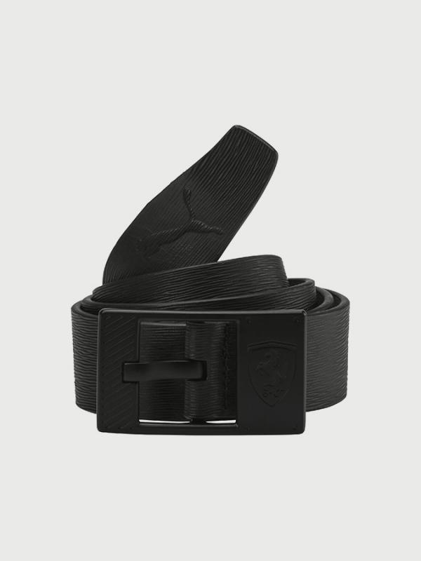 Pásek Puma SF LS Leather Belt Černá