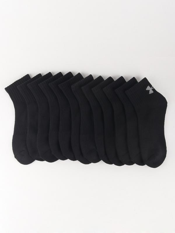 Ponožky Under Armour Charged Cotton 2 Quarter (6 Pack) Černá