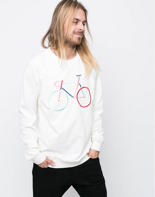 Dedicated Bike Embroidery Off-White XL