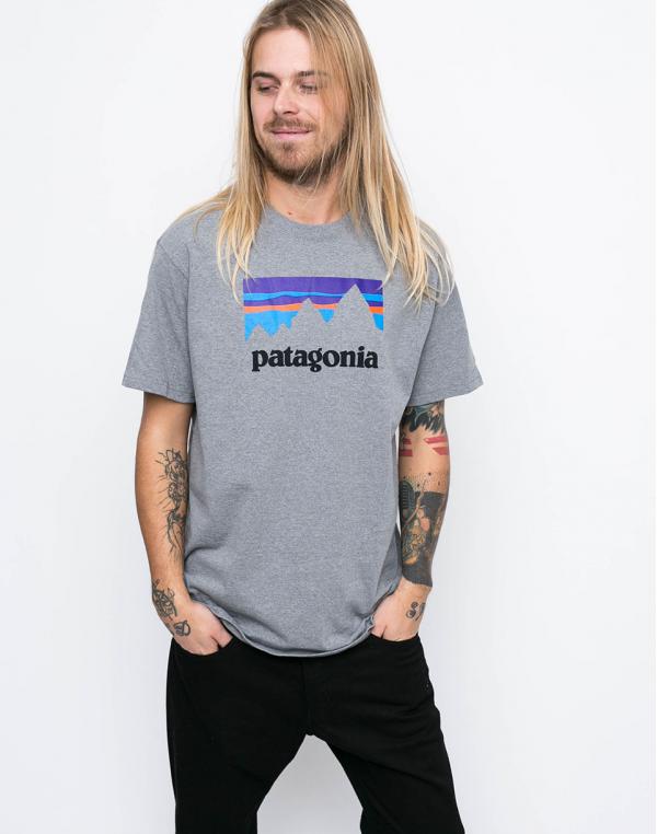 Patagonia Shop Sticker Responsibili Gravel Heather M