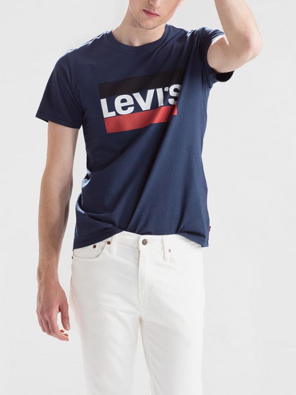 Tričko LEVI'S Sportswear Logo Graphic 84 Sportswear Modrá