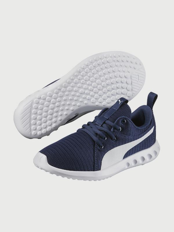 Boty Puma Carson 2 Jr Blue Depths- White Modrá