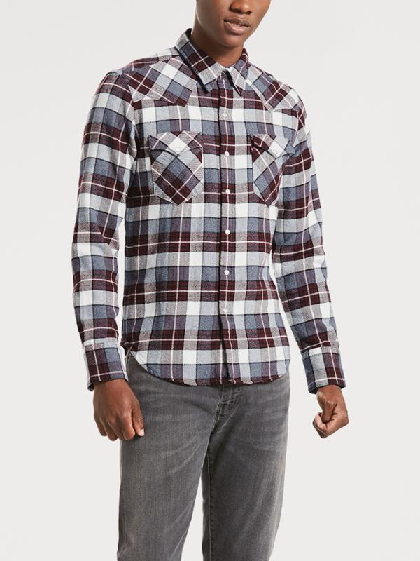 Košile LEVI'S Barstow Western Wintercress Puce Plaid Barevná