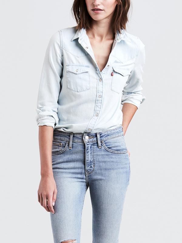 Košile LEVI'S Modern Western Get It Together 2 Modrá