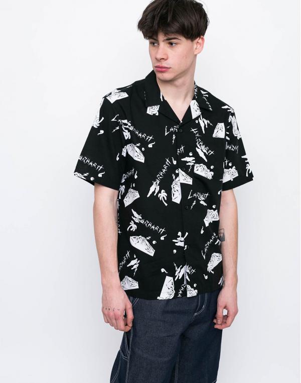 Carhartt WIP Anderson Solid Anderson Solid Print, Black / White XL
