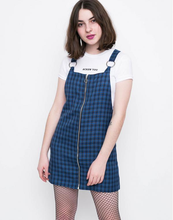 The Ragged Priest Chief blue tartan L