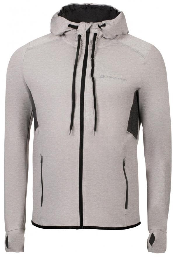 ALPINE PRO CASS 2 NEUTRÁLNÍ / ZEMITÁ Pánská Mikina XL