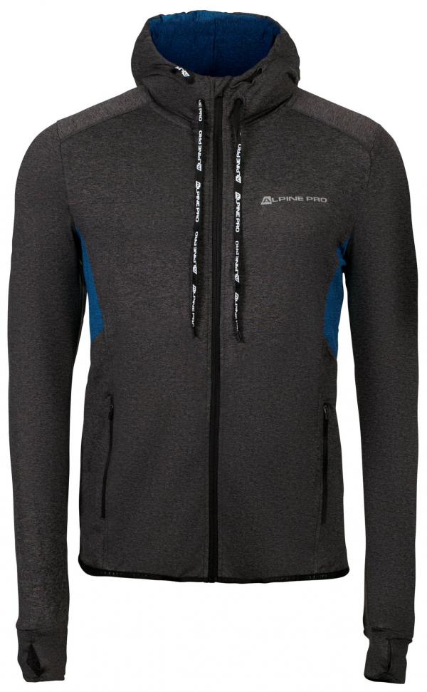 ALPINE PRO CASS 2 NEUTRÁLNÍ / ZEMITÁ Pánská Mikina XXXL