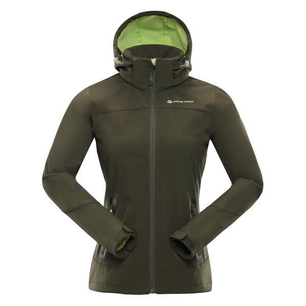 ALPINE PRO NOOTKA 4 ZELENÁ / TYRKYSOVĚ ZELENÁ Dámská Bunda M